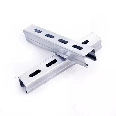 Hot Cold Rolled Gal Solid Strut Channel Black Carbon Steel C Shaped Beam