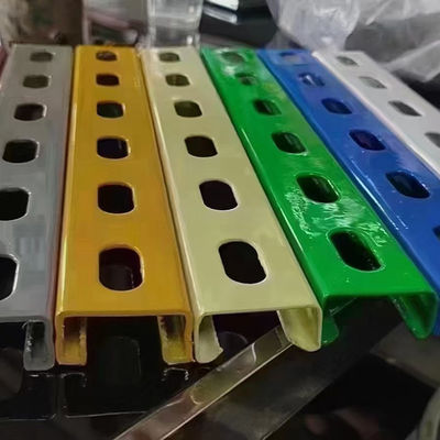 Pipe Anti Seismic Hangers 14 Gauge C Channel For Ductwork HVAC