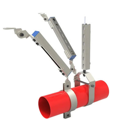 Corrosion Resistant Seismic Hangers Heavy Duty Cable Seismic Bracing For Pipelilne System