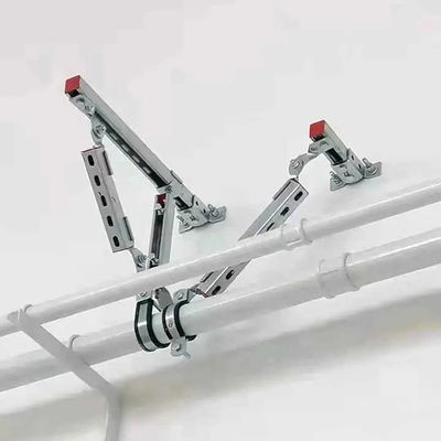 Corrosion Resistant Seismic Hangers Heavy Duty Cable Seismic Bracing For Pipelilne System
