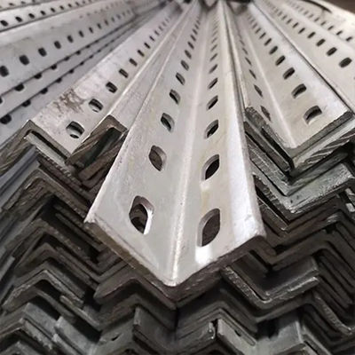 L Shaped Slotted Right Angle Beam 90 Degree Galvanized Reinforced Pre Punched