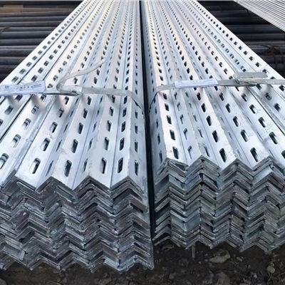 L Shaped Slotted Right Angle Beam 90 Degree Galvanized Reinforced Pre Punched