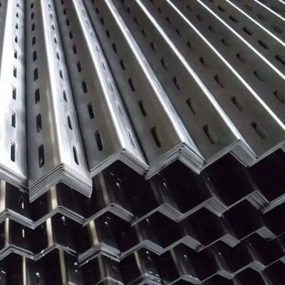 90 Degree Galvanized L Channel Steel Slotted Angle Iron GB9787 Standard Corrosion Proof