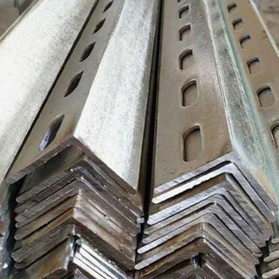 Custom Industrial Galvanised Slotted Angle Iron Beam Support Corrosion Resistant