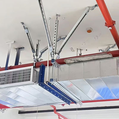 Suspended Ceiling Seismic Bracing Ductwork Systems For Light Fixtures Plumbing