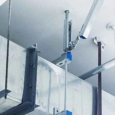 Commercial Air Duct Seismic Bracing Pipe Supports Antirust Galv Steel