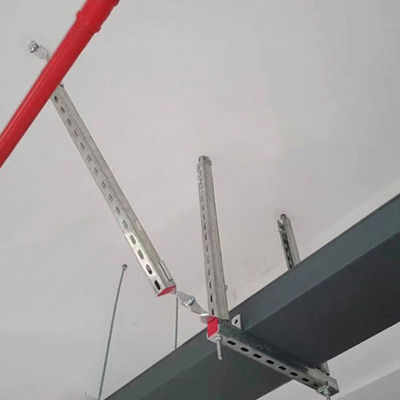 2 Inch Bolted Cable Tray Seismic Bracing Supports For Light Fixtures Custom