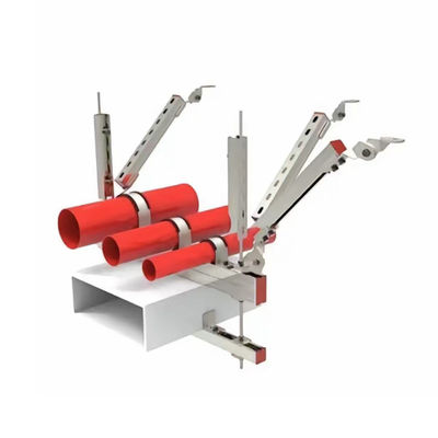 Residential Lateral 4 Way Seismic Bracing Pipe Supports For Earthquakes