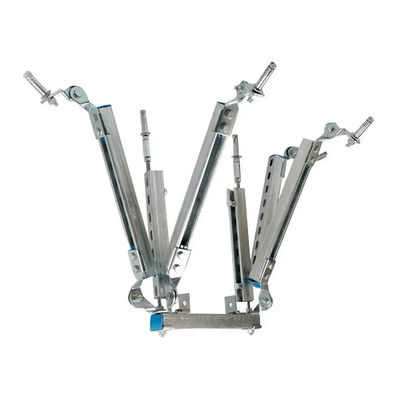 Lateral 4 Way Seismic Bracing Restraints For Electrical Equipment Anticollapse