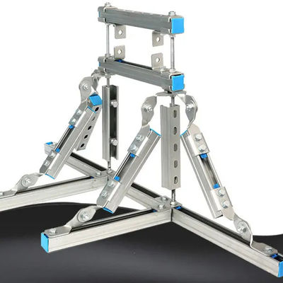 Lateral 4 Way Seismic Bracing Restraints For Electrical Equipment Anticollapse