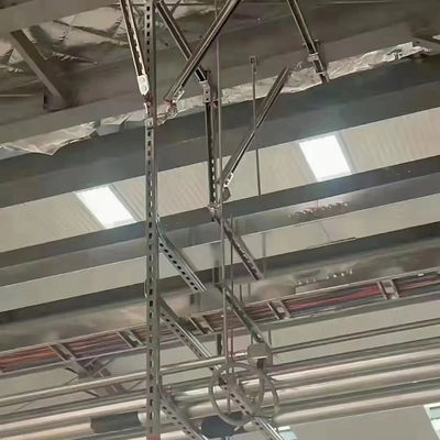 Anti Corrosion Seismic Roof Pipe Supports Seismic Sway Bracing Bracket Shockproof