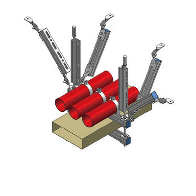 Corrosion Resistance 4 Way Seismic Bracing Support Longitudinal Sway Brace Bracket