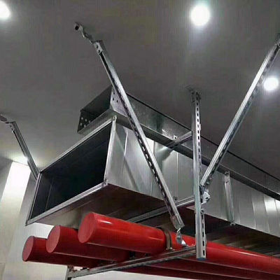 Corrosion Resistance 4 Way Seismic Bracing Support Longitudinal Sway Brace Bracket