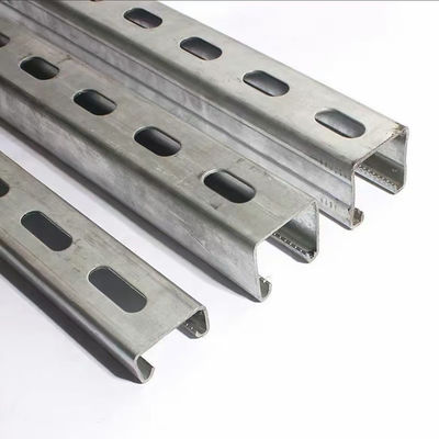 12 Gauge Solid Strut Channel Steel Section Mild Steel For Structural Construction