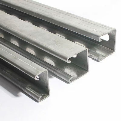 Q195-Q345 Hot Rolled Galv C Channel Metal Strut Galvanized Steel