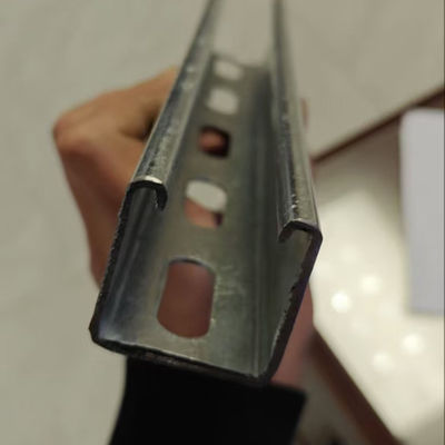 Q195-Q345 Hot Rolled Galv C Channel Metal Strut Galvanized Steel