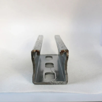 Bulk SS400 Slotted Solid Strut Channel Steel Galv Unistrut For Construction