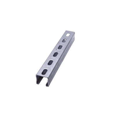 C Shaped Slotted Galvanized Slotted Channel Strut Channel Steel 3 Inch ODM