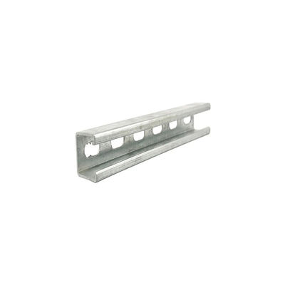 C Shaped Slotted Galvanized Slotted Channel Strut Channel Steel 3 Inch ODM