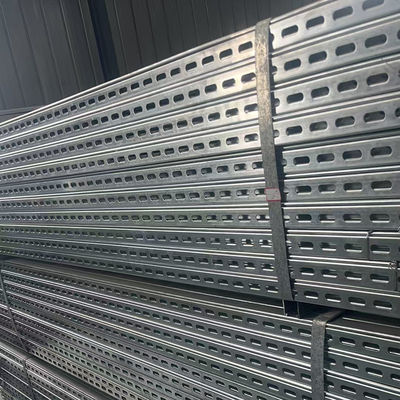 Galvanised Carbon Steel Solid Strut Channel C Profile 50mm-300mm OEM