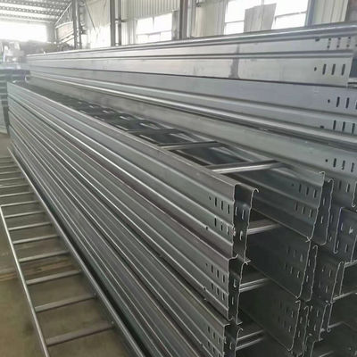 50kg/M Electrical Wire Raceway Cable Tray Ladder With Cover 150mm