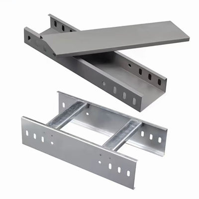 OEM Wall Mounted Ladder Raceway Cable Tray Heavy Loads 225mm
