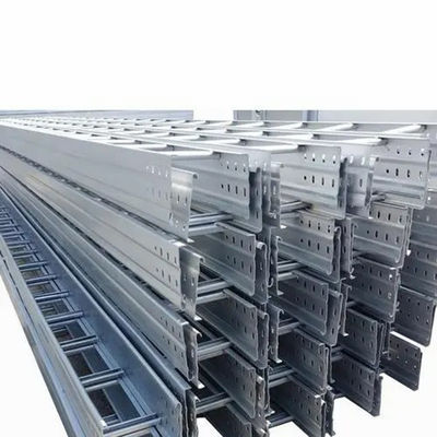 OEM Wall Mounted Ladder Raceway Cable Tray Heavy Loads 225mm