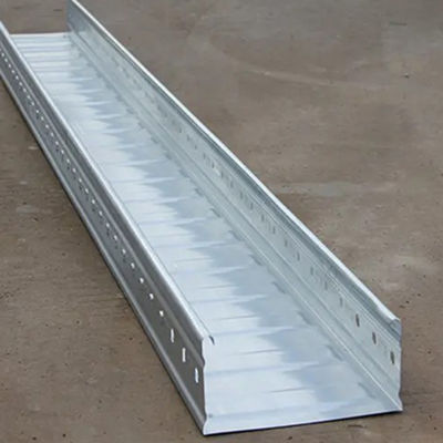 Industrial Galvanized Raceway Cable Tray Perforated Fire Rated 50mm