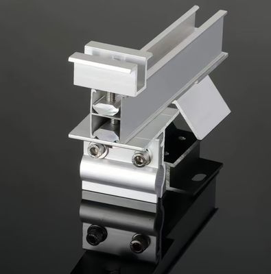 Corrosion Resistant Solar Panel Rail Brackets Aluminium Alloy 21mm