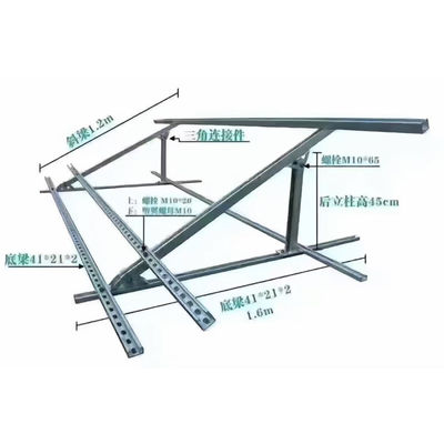 Caravan Solar Panel Rail Brackets Tiltable Mounts For Ibr Roof