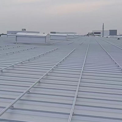 Landscape RV Solar Panel Rail Brackets Mounting For Commercial Rooftops Custom