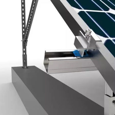 Portrait Tiltable Solar Panel Rail Brackets Shingle Roof Mounts Adjustable