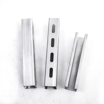 Solid Strut Channel with 2 Inch Hole Spacing 200 Lbs Weight Capacity and 14 Holes for Seismic Restraint